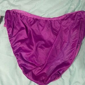 Hanes Radiant Purple Nylon Panties
